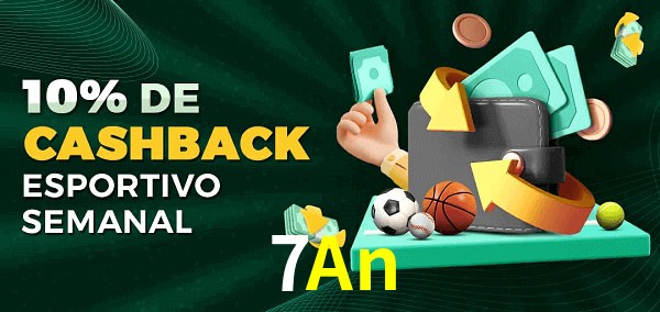 10% de bônus de cashback na 7An